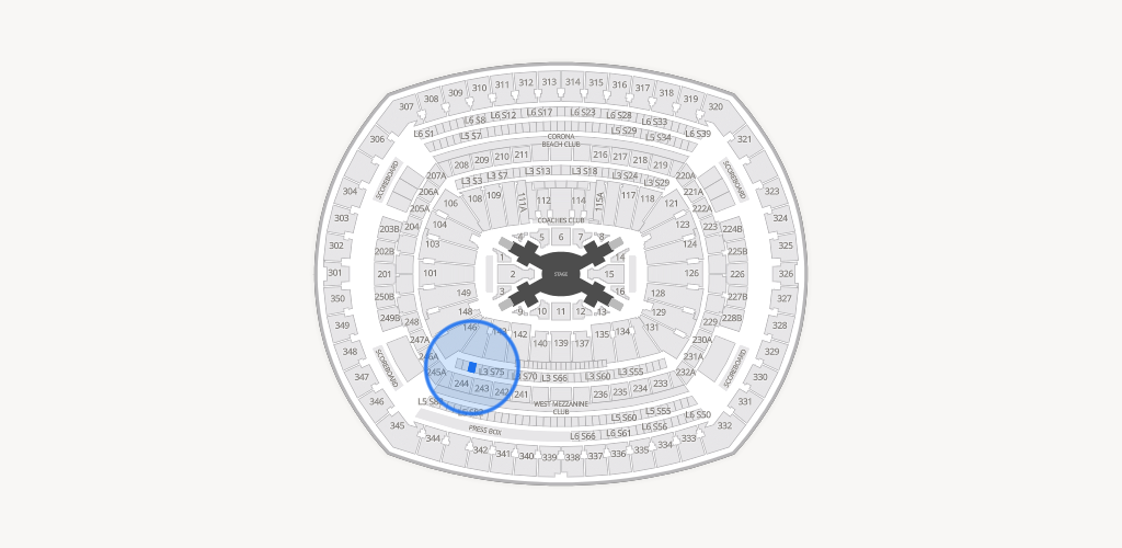 MetLife Stadium Seating Chart