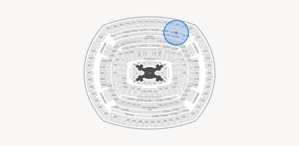 MetLife Stadium Seating Chart