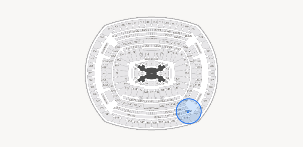MetLife Stadium Seating Chart