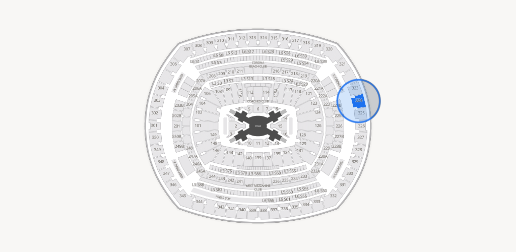 MetLife Stadium Seating Chart