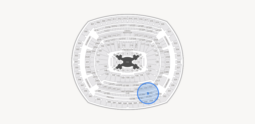 MetLife Stadium Seating Chart
