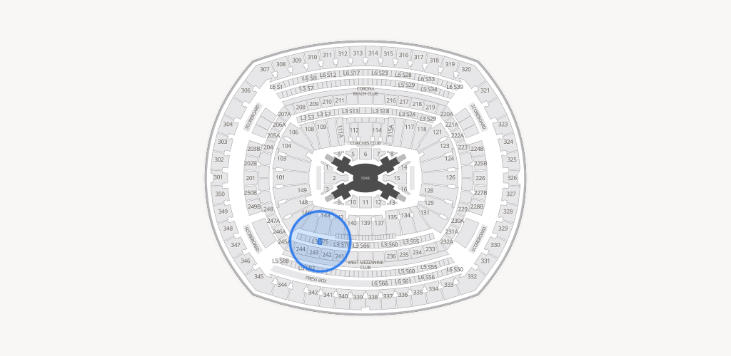 MetLife Stadium Seating Chart