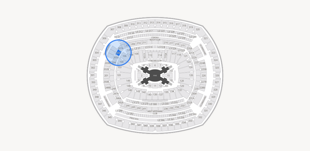 MetLife Stadium Seating Chart