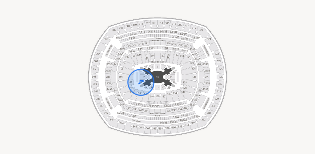 MetLife Stadium Seating Chart