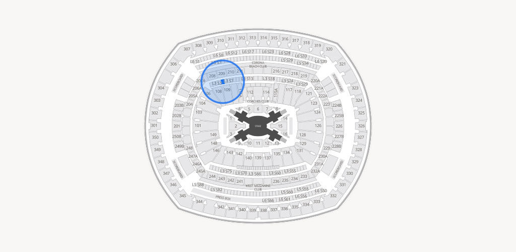 MetLife Stadium Seating Chart