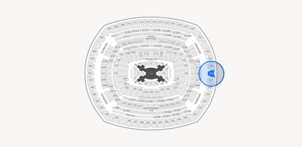 MetLife Stadium Seating Chart
