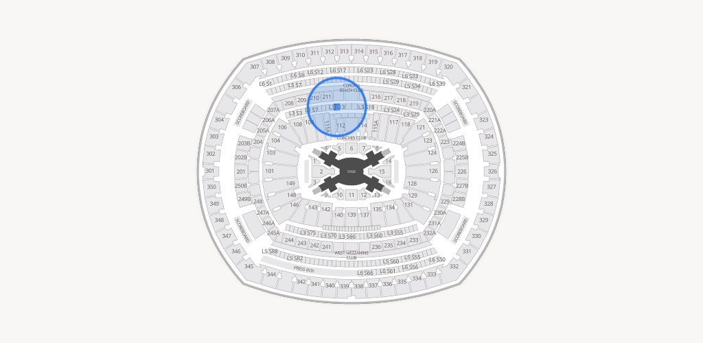 MetLife Stadium Seating Chart