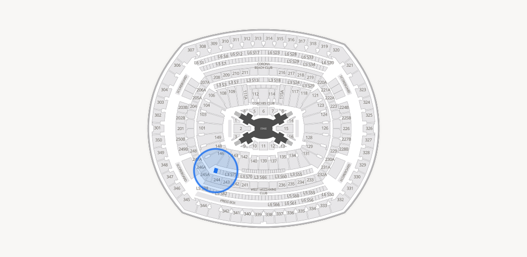 MetLife Stadium Seating Chart