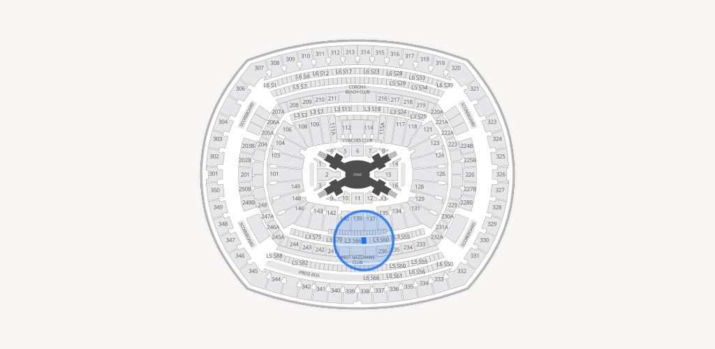 MetLife Stadium Seating Chart