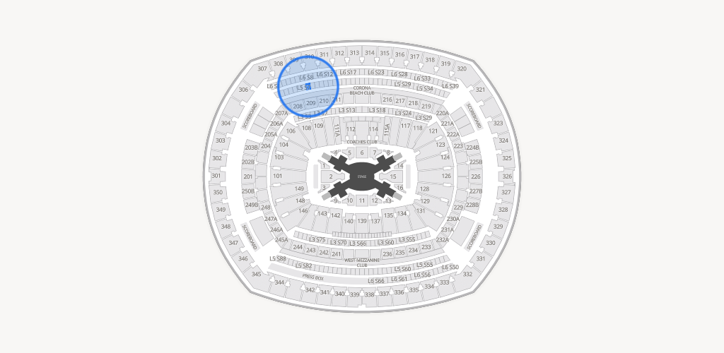 MetLife Stadium Seating Chart