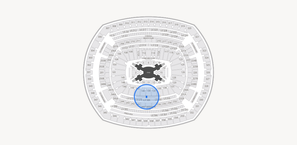 MetLife Stadium Seating Chart