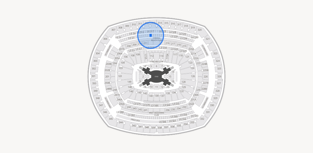 MetLife Stadium Seating Chart