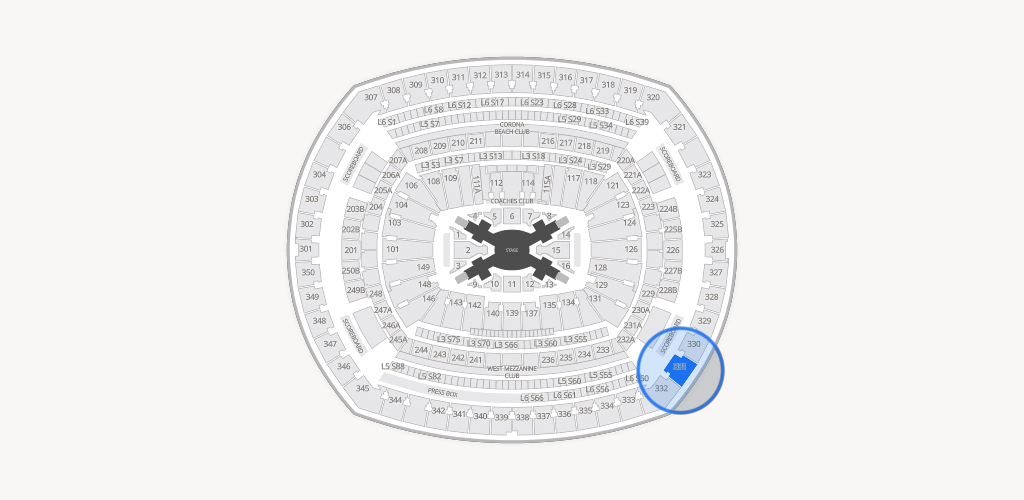 MetLife Stadium Seating Chart