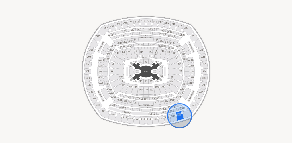 MetLife Stadium Seating Chart