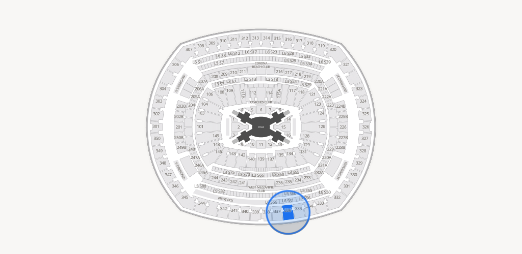 MetLife Stadium Seating Chart