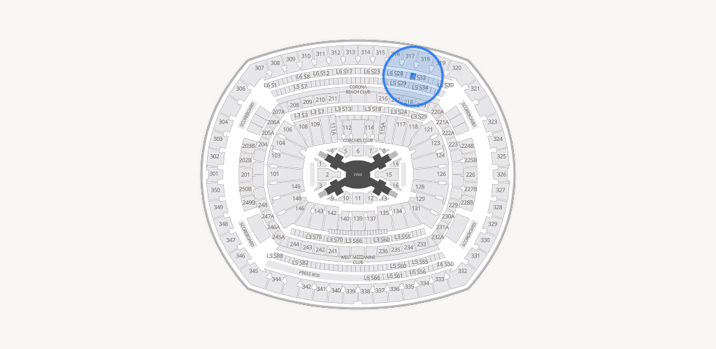 MetLife Stadium Seating Chart