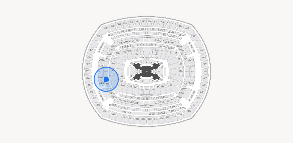 MetLife Stadium Seating Chart