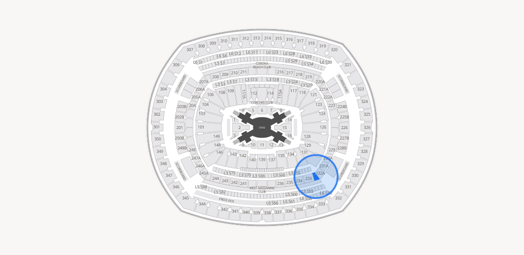 MetLife Stadium Seating Chart