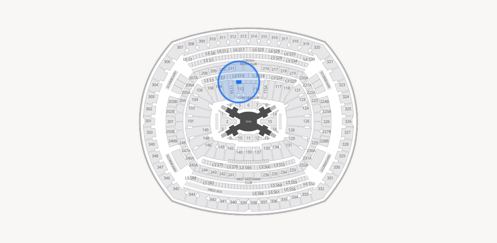 MetLife Stadium Seating Chart