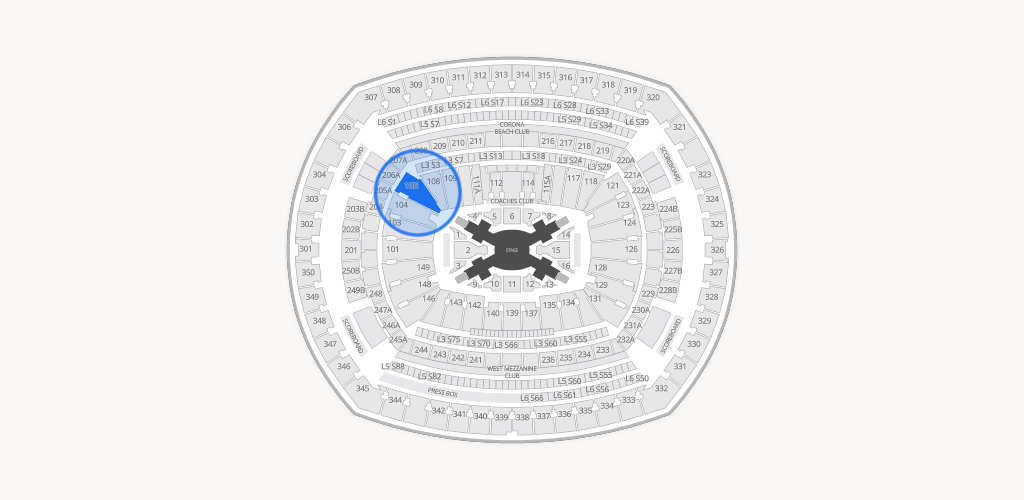 MetLife Stadium Seating Chart