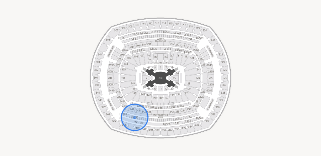 MetLife Stadium Seating Chart
