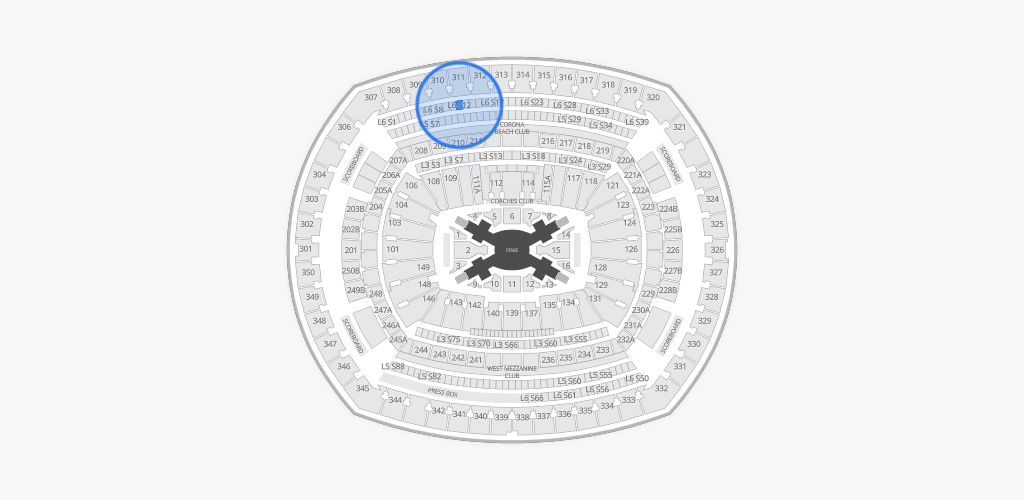 MetLife Stadium Seating Chart