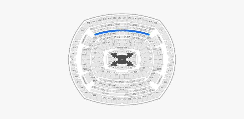 MetLife Stadium Seating Chart