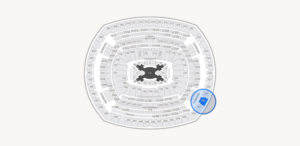 MetLife Stadium Seating Chart