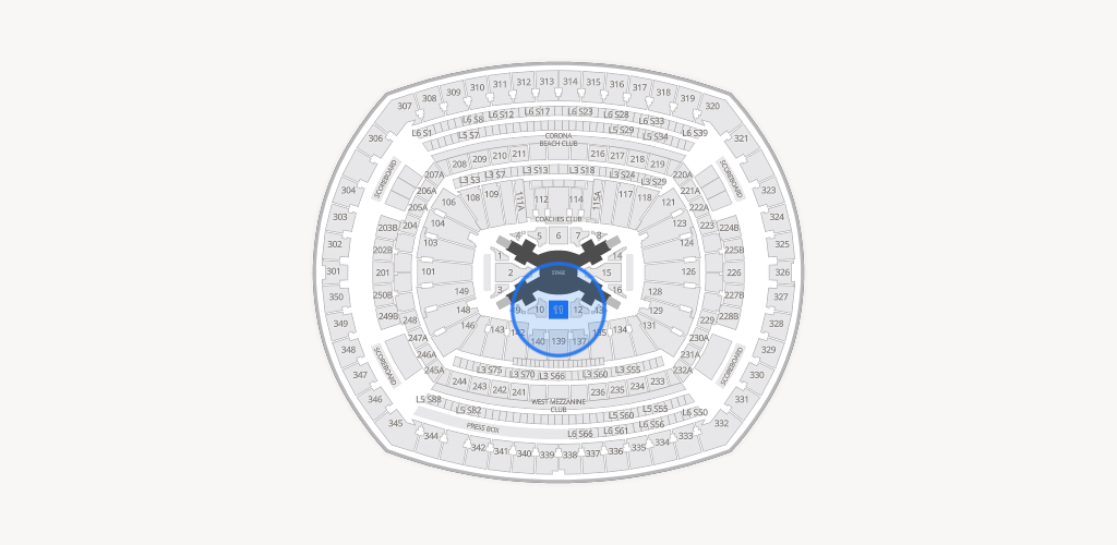 MetLife Stadium Seating Chart