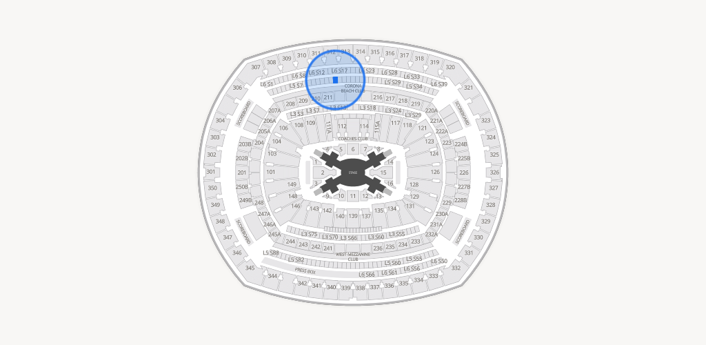 MetLife Stadium Seating Chart