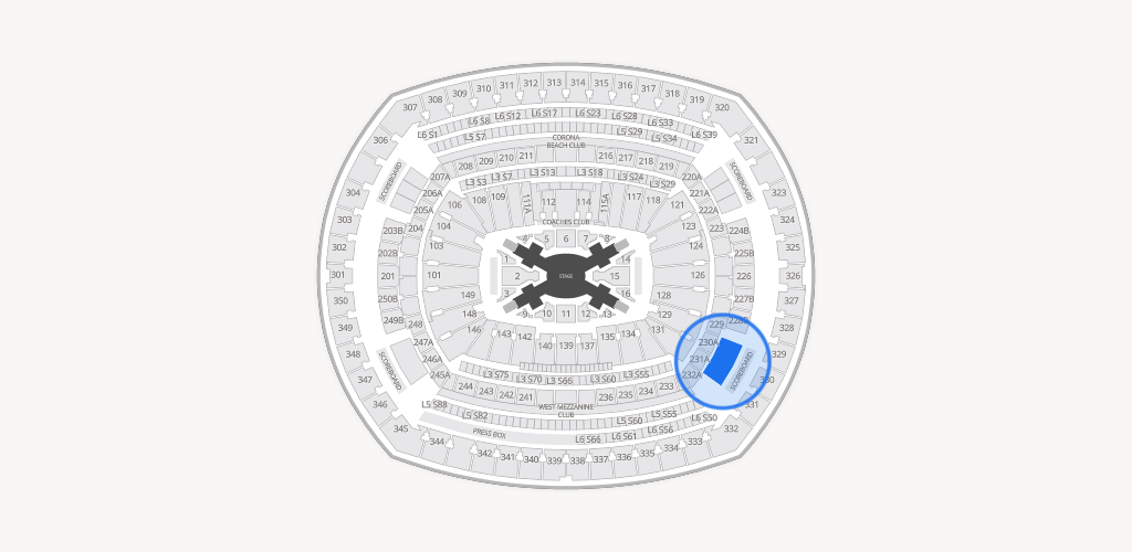 MetLife Stadium Seating Chart