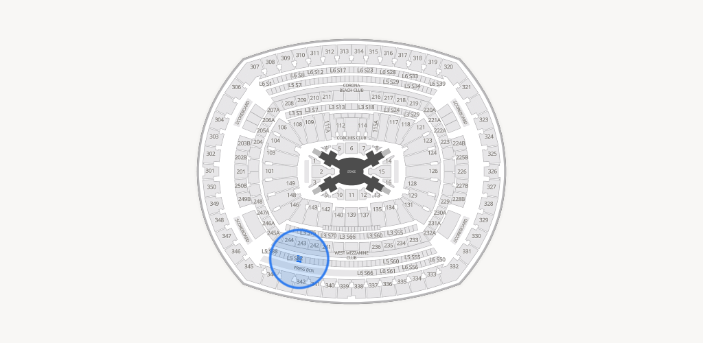 MetLife Stadium Seating Chart