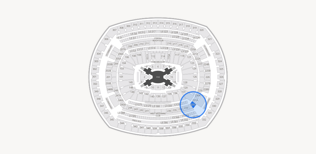 MetLife Stadium Seating Chart