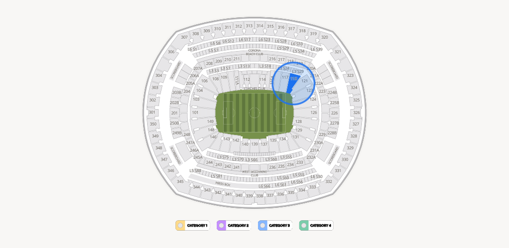 MetLife Stadium Seating Chart
