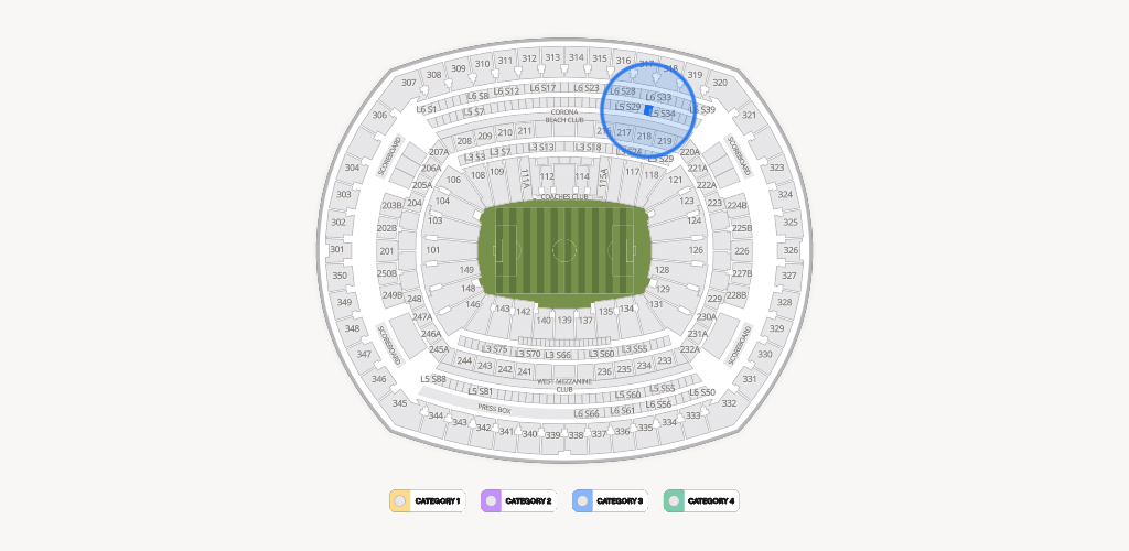 MetLife Stadium Seating Chart