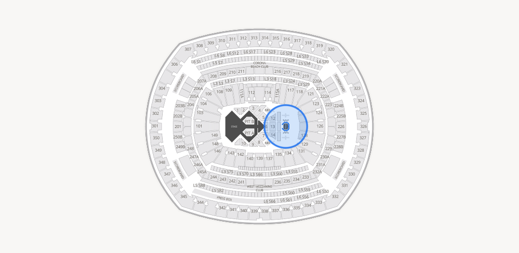 MetLife Stadium Seating Chart