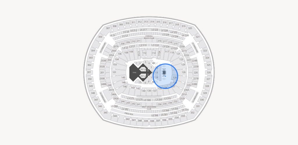 MetLife Stadium Seating Chart