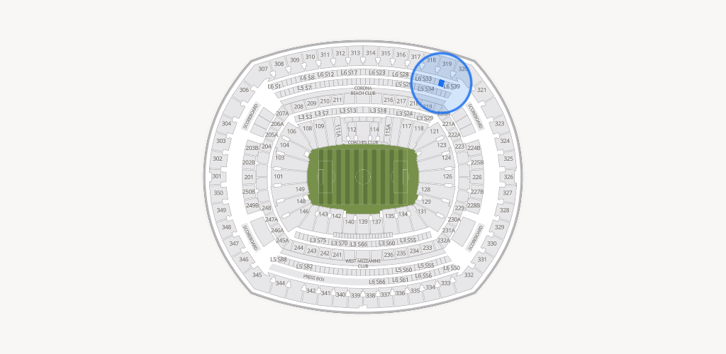 MetLife Stadium Seating Chart