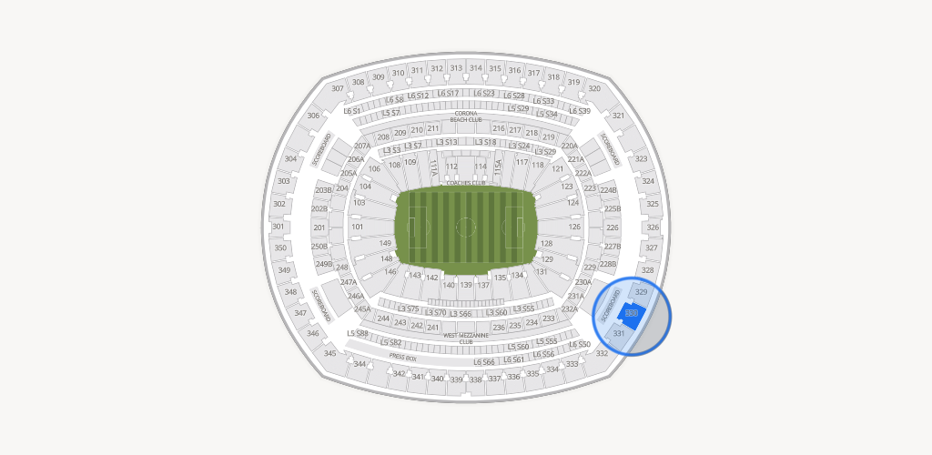 MetLife Stadium Seating Chart
