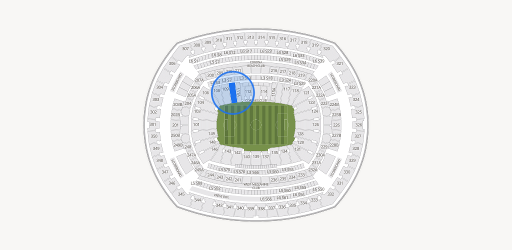 MetLife Stadium Seating Chart