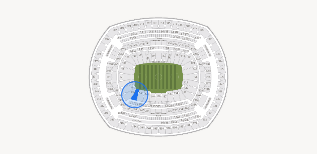 MetLife Stadium Seating Chart