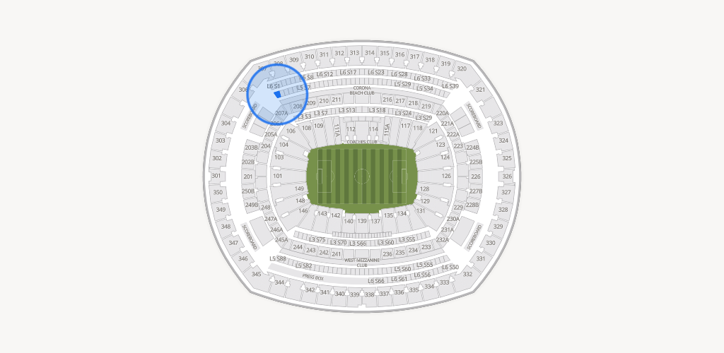 MetLife Stadium Seating Chart