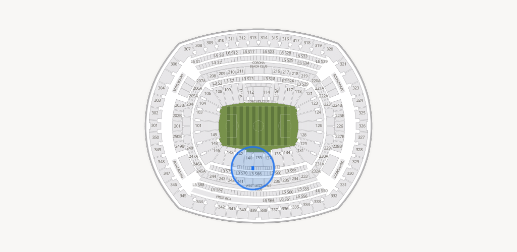 MetLife Stadium Seating Chart