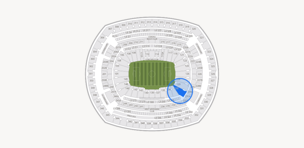 MetLife Stadium Seating Chart