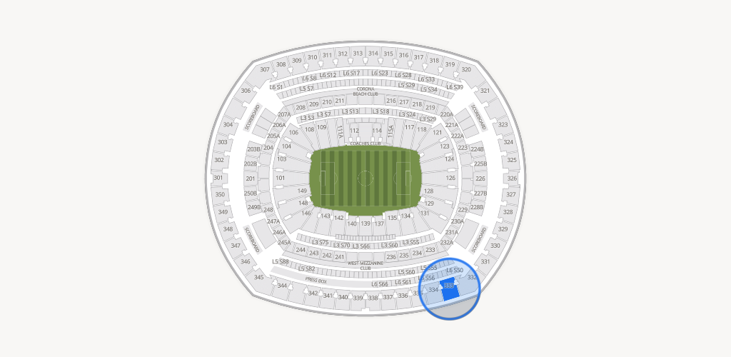 MetLife Stadium Seating Chart