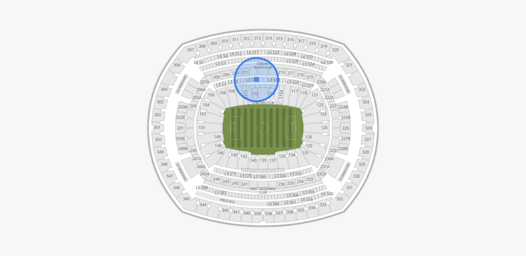 MetLife Stadium Seating Chart