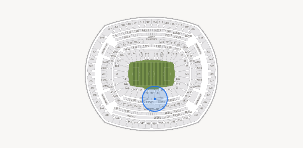 MetLife Stadium Seating Chart