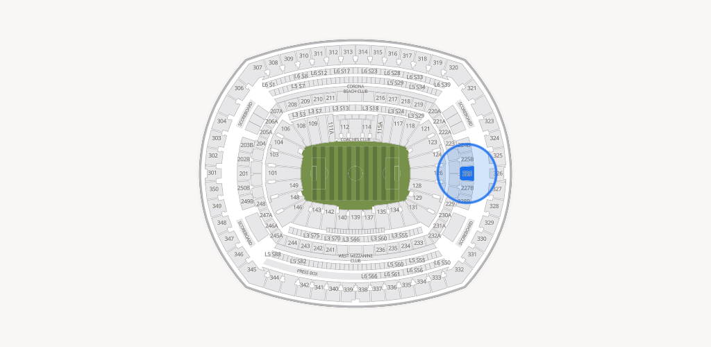MetLife Stadium Seating Chart