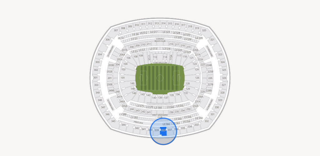 MetLife Stadium Seating Chart