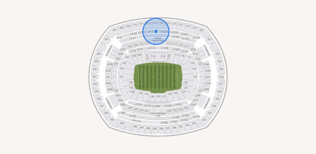 MetLife Stadium Seating Chart